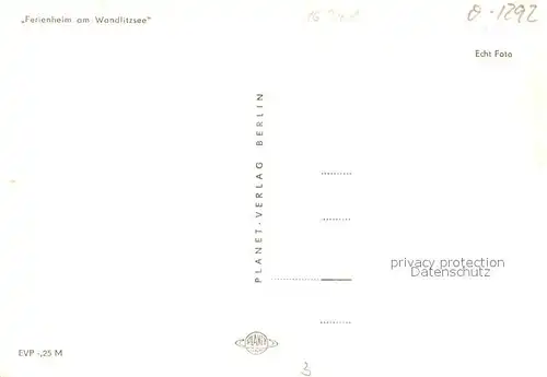 Wandlitz Ferienheim am Wandlitzsee Wandlitz