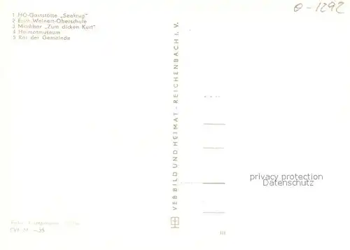 Wandlitz HO Gaststaette Seekrug Erich Weinert Oberschule Heimatmuseum Wandlitz