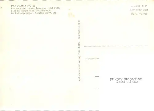 Warmensteinach Panorama Hotel Luftkurort Warmensteinach