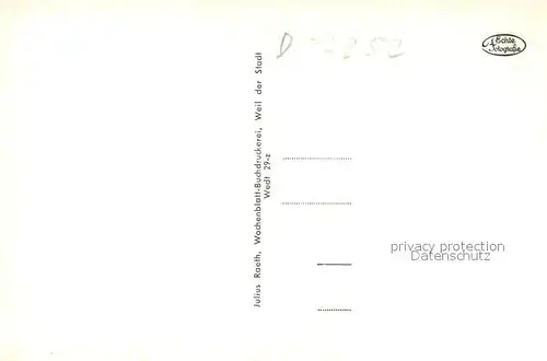 Weil_der_Stadt Gesamtansicht Marktplatz Rathaus Storchenheim Heimatmuseum Partie an der Wuerm Weil_der_Stadt