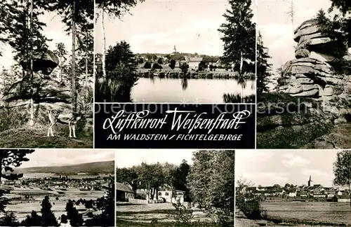 Weissenstadt Reh Panorama Steinhalde Teilansichten Weissenstadt