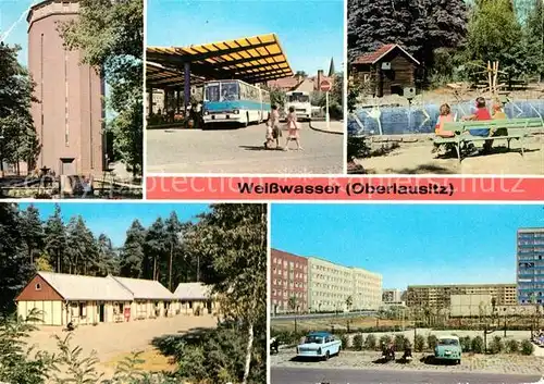 Weisswasser_Oberlausitz Wasserturm Busbahnhof Tierpark Pionierlager Weisswasser_Oberlausitz