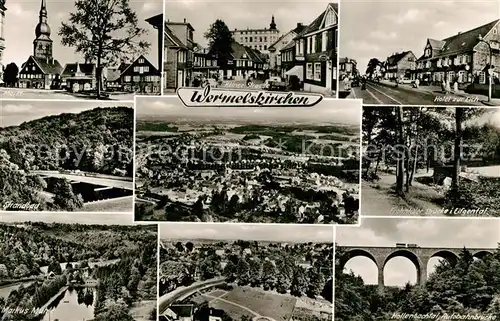 Wermelskirchen Markt Strandbad Markusmuehle Hoellenbachtal Autobahnbruecke Wermelskirchen