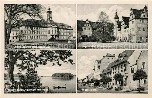 Wermsdorf Landesanstalt Hubertusburg Jagdschloss Horstses Insel Wermsdorf