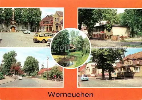 Werneuchen Markt Landambulatorium HO Gaststaette Kulturhaus Teich Park Werneuchen