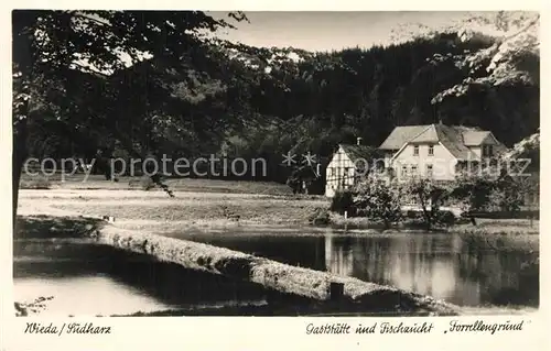 Wieda Gaststaette und Fischzucht Forellengrund Wieda