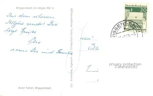 Wiggensbach Panorama Hochvogel Daumen Gruenten Wangenkoepfe Nebelhorn Wiggensbach