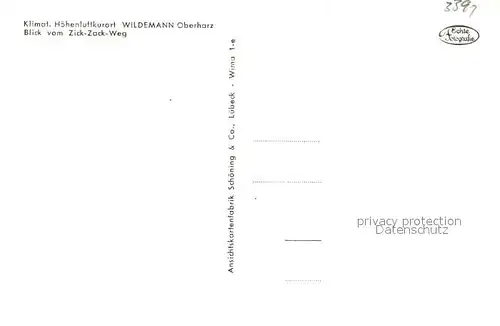 Wildemann Zick Zack Weg Panorama Wildemann