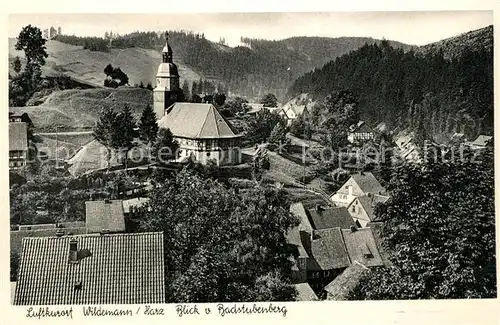 Wildemann Kirche Panorama vom Badstubenberg Wildemann