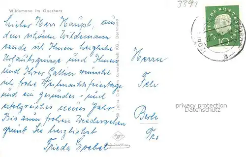 Wildemann Panorama Winterlandschaft Wildemann