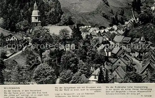 Wildemann Kirche Panorama Gedicht Schwier Wildemann