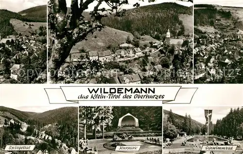 Wildemann Schwimmbad Kurpark Spiegeltal Panorama Wildemann