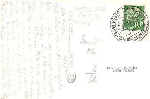 Wirsberg Schorgasttal Jugendheim Marktplatz Goldene Adlerhuette Wirsberg