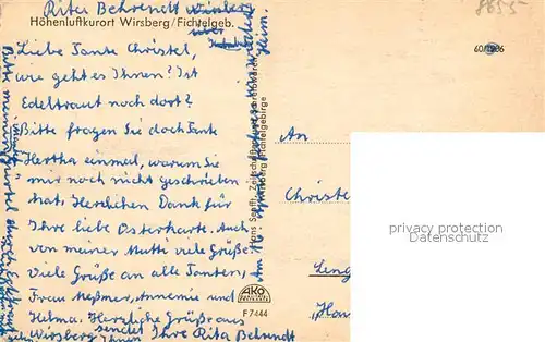 Wirsberg Godbergsee Grundmuehle Sanatorium Panorama Schorgasttal Wirsberg