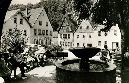 Wirsberg Ortspartie mit Brunnen Wirsberg