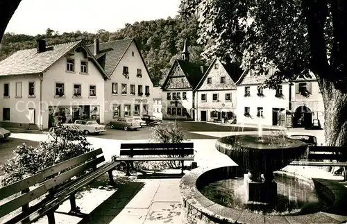 Wirsberg Ortspartie mit Brunnen Wirsberg