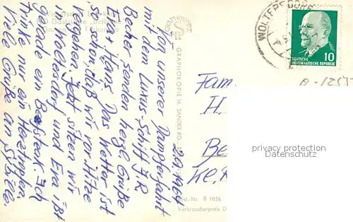 Woltersdorf_Erkner HO Gaststaette Bellevue Garten Fiakersee Woltersdorf Erkner