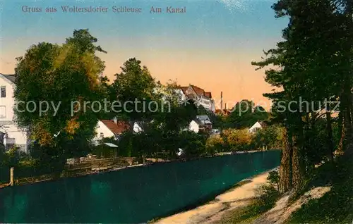 Woltersdorfer_Schleuse Kanal Panorama Woltersdorfer_Schleuse