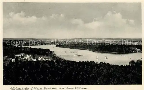 Woltersdorfer_Schleuse Panorama vom Aussichtsturm Woltersdorfer_Schleuse