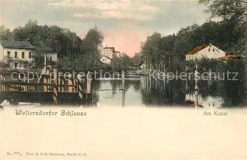 Woltersdorfer_Schleuse Am Kanal Woltersdorfer_Schleuse