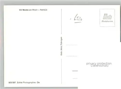 Worms_Rhein Rathaus Worms Rhein