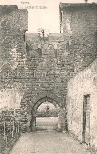 Worms_Rhein Lutherpfoertchen Worms Rhein