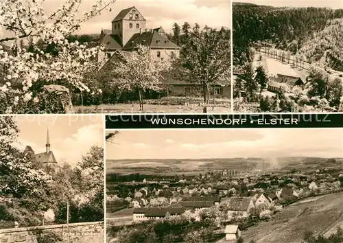 Wuenschendorf_Elster Panorama Kirche  Wuenschendorf_Elster