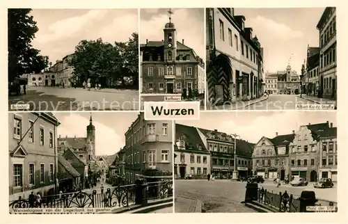 Wurzen_Sachsen Bahnhof Albert Kuntz Strasse Platz der DSF Wurzen Sachsen