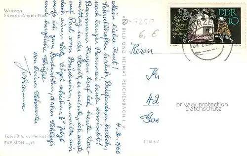 Wurzen_Sachsen Friedrich Engels Platz Wurzen Sachsen