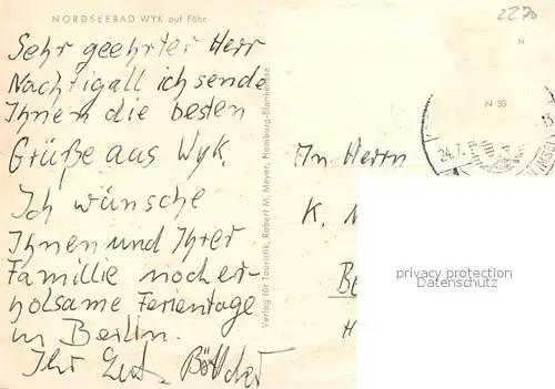 Wyk_Foehr Hafen Kutter  Foehr