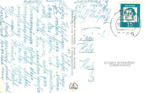 Zell_Hof Kirche Strassenpartie Waldsteingipfel Zell_Hof