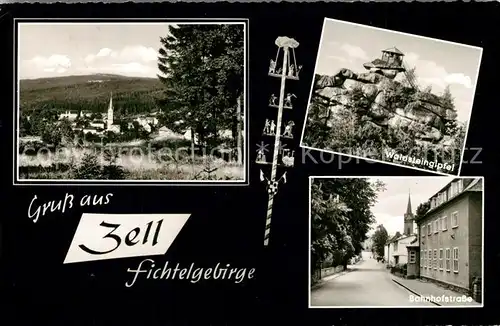 Zell_Hof Panorama Waldsteingipfel Bahnhofstrasse Zell_Hof