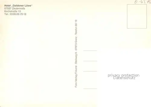 Zeulenroda Triebes Hotel Goldener Loewe Zeulenroda Triebes