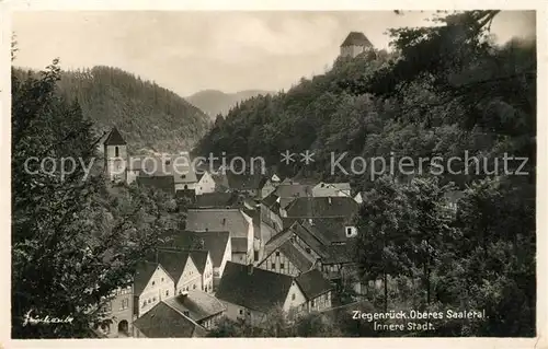 Ziegenrueck Saaletal Panorama Ziegenrueck