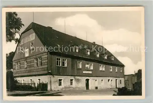 Zinnwald Georgenfeld HO Gaststaette Saechsischer Reiter Zinnwald Georgenfeld