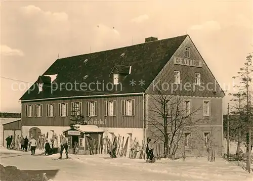 Zinnwald Georgenfeld Gaststaette Grenzsteinhof Zinnwald Georgenfeld
