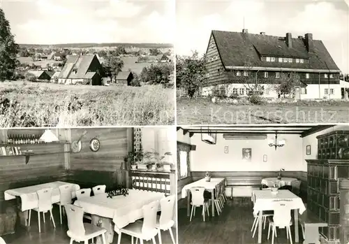 Zinnwald Georgenfeld Jugendherberge Hugo Kluegel Landschaftspanorama Zinnwald Georgenfeld