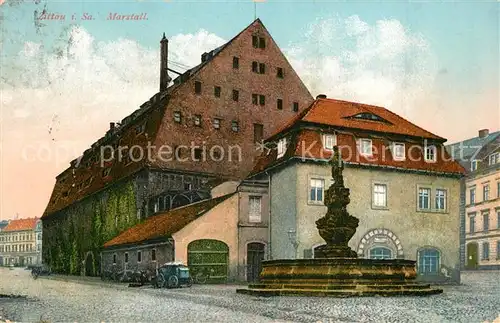 Zittau Marstall Brunnen Zittau