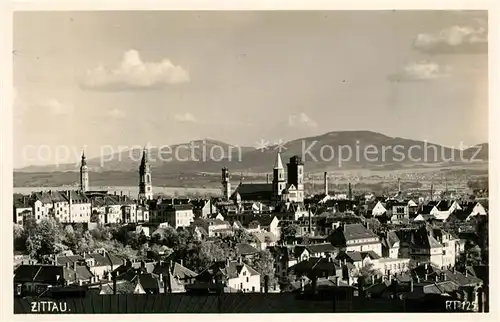 Zittau Stadtpanorama Zittau