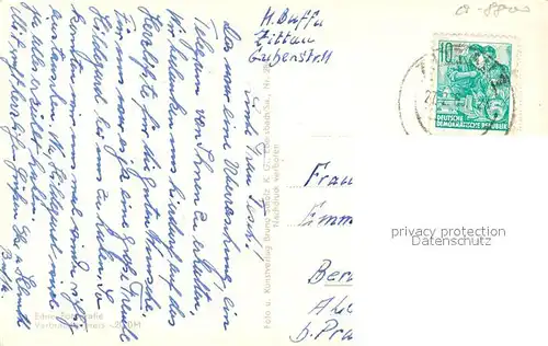 Zittau Pfarrstrasse mit Johanniskirche Zittau