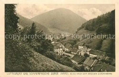 Zorge Grosser Staufenberg Panorama Zorge