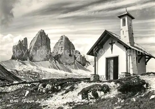 AK / Ansichtskarte Sexten_Sesto_Suedtirol Rifugio A Locatelli Sexten_Sesto_Suedtirol