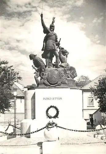 AK / Ansichtskarte Eger_Cheb_Tschechien Istvan Dobo Denkmal 
