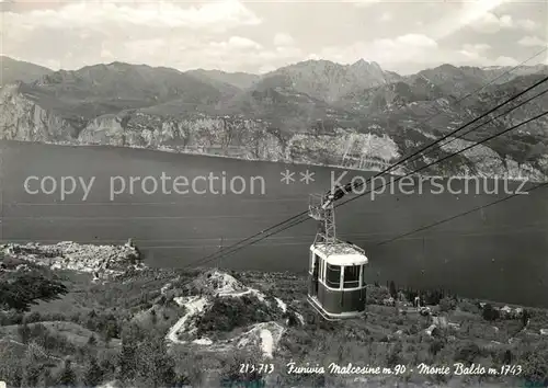 AK / Ansichtskarte Malcesine_Lago_di_Garda Funivia Monte Baldo Malcesine_Lago_di_Garda