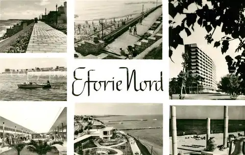 AK / Ansichtskarte Eforie_Nord Promenade Hochhaus Teilansichten Eforie Nord