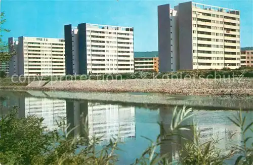 AK / Ansichtskarte Tirgu_Mures On the banks of the Mures Tirgu Mures