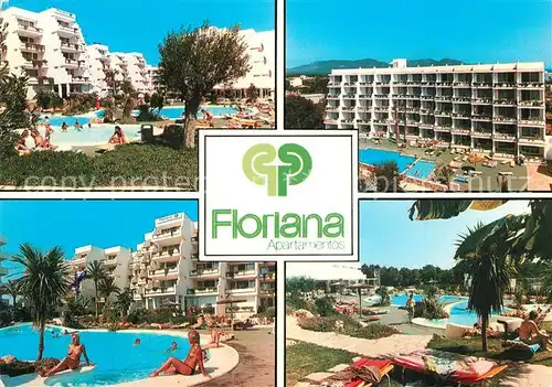 AK / Ansichtskarte Cala_Millor_Mallorca Apartamentos Floriana Swimmingpool Cala_Millor_Mallorca