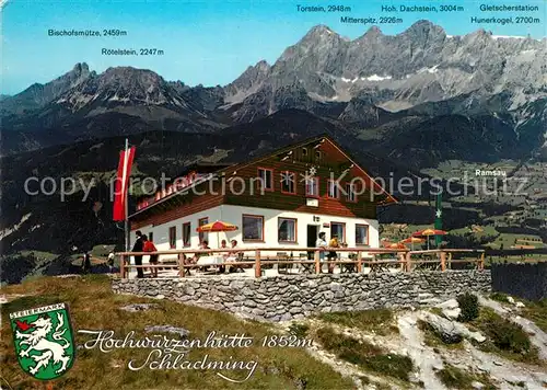 AK / Ansichtskarte Schladming_Obersteiermark Hochwurzenhuette Schladminger Tauern Schladming_Obersteiermark