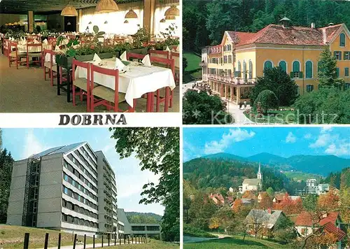 AK / Ansichtskarte Dobrna Hotel Gastraum Panorama Dobrna