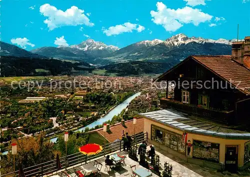 AK / Ansichtskarte Innsbruck Blick von der Hungerburg mit Serles und Nockspitze Innsbruck